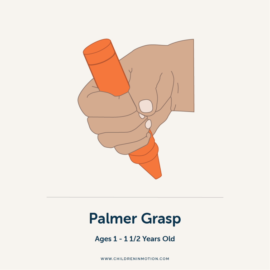 pencil grasp by age 1