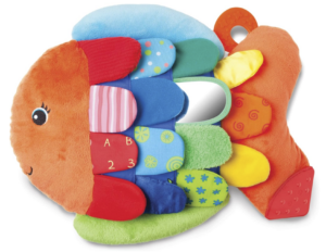 fabric flip fish to meet play milestones in early childhood