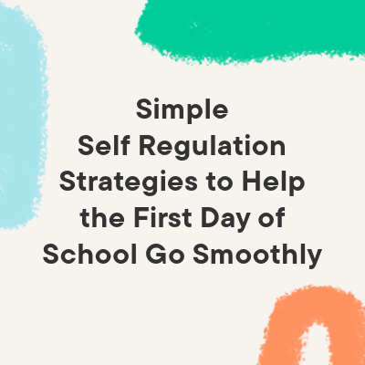 self regulation strategies for school